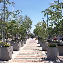 PASEO PEATONAL EN SAHUAYO. Street Art, Industrial Design, L, and scape Architecture project by EN·CONCRETO - 01.09.2020