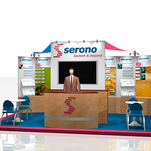 stand Serono. Een project van 3D van Miguel Ángel Rodríguez Sánchez - 10.01.2020