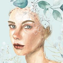 My project in Illustrated Portrait in Watercolor course. Projekt z dziedziny  R, sunek art, st, czn, Kreat, wność, R, sunek ołówkiem, Portret i Malowanie akwarelą użytkownika hoa_tq_nguyen - 14.01.2020
