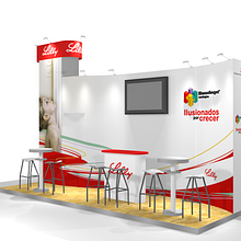 Stand Humalog Lilly. Een project van 3D e Interactief ontwerp van Miguel Ángel Rodríguez Sánchez - 10.01.2020