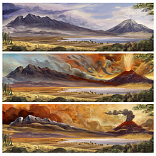 Popocatépetl e Iztaccíhuatl Ein Projekt aus dem Bereich 2-D-Animation, Concept Art und Traditionelle Illustration von Kamui MG - 10.01.2020