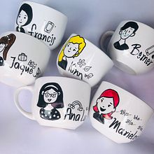 Tazas personalizadas pintadas a mano. Un progetto di Belle arti di Claudia Ramírez Noriega - 10.01.2020
