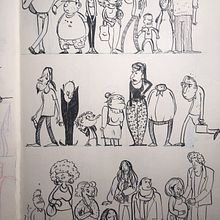 Multitud. Een project van Ontwerp van personages van charlottemagicmo - 10.01.2020