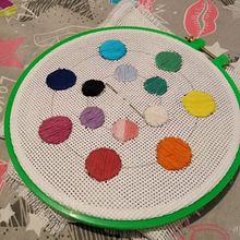 Ejercicio1, colores. Embroider project by Sara Laguado Pascuaza - 01.10.2020