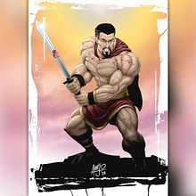 Nuevo proyecto 2020 - Guerrero. Ilustração digital projeto de Alejandro Ronconi - 11.01.2020
