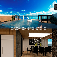 Proyecto casa de playa San ignacio . animație 3D, Arhitectura digitală, Arhitectură de interior, Design, design 3D și Design interior de Marialejandra Tirado - 01.10.2020