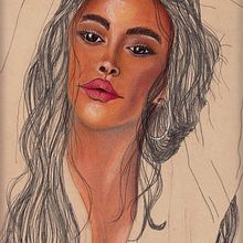 Ilustración con pastel y lápices de colores. Traditional illustration project by Regina von Reitzenstein - 01.12.2020