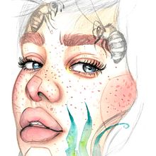Mi Proyecto del curso: Retrato ilustrado en acuarela. Un proyecto de  de Melania Oliver Luna - 12.01.2020