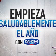 Empieza saludablemente el Año con DANONE. Art Direction, Design, Editorial Design, and Graphic Design project by Mario Arturo Uribe García - 01.13.2020