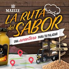 La Ruta del Sabor MAILLE. Art Direction, and Graphic Design project by Mario Arturo Uribe García - 01.13.2020