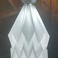 Mi Proyecto del curso: Creación de lámparas de Origami con papel. Un projet de Décoration de Daniela Rodriguez - 12.01.2021