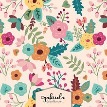 Pattern Plantario. Traditional illustration, Pattern Design, Fashion Design, Printing, and Business project by Gabriela Calza Boschetti - 01.15.2020