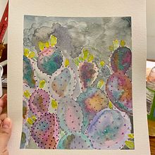 Mi Proyecto del curso: Creación de paletas de color con acuarela. Watercolor Painting project by Carla Acosta - 04.04.2020