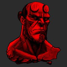 Hellboy. Un proyecto de Ilustración tradicional de Abraham García - 16.01.2020