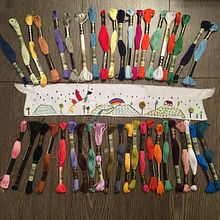 Mi Proyecto del curso: Técnicas básicas de bordado: puntadas, composiciones y gamas cromáticas. Embroider project by Paula Barrera - 01.17.2020