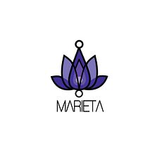 Logotipo para bailarina Marieta. Logo Design project by Cristina Romano Rodriguez - 01.16.2017