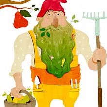 El pagés barbut . % Stiliana Mitzeva tarafından hazırlanan Geleneksel illüstras, Ve on projesi - 01.16.2020