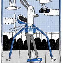 Adidas Originals. Traditional illustration project by Alfonso De Anda - 01.16.2018