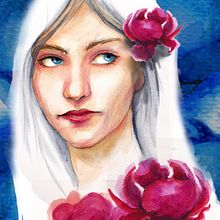 My project in Illustrated Portrait in Watercolor course. Pintura projeto de Shael Ami - 17.01.2020