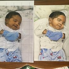  Retrato realista de un  bebe con lápices de colores. Artes plásticas, Desenho, Desenho a lápis, Desenho artístico, Desenho de retrato, e Desenho realista projeto de abimaelguira2711 - 17.01.2020