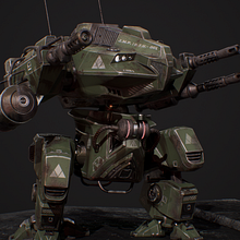 Rastreador Blindado (Armored Tracker). Animação 3D, Modelagem 3D, e Pós-produção fotográfica projeto de Joaquín Miguel Parrilla Serrano - 18.01.2020