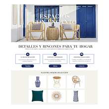 Diseño Hogar E-commerce . % Conchi Guerrero tarafından hazırlanan Web Tasarımı, E-ticaret, Ve UX / UI projesi - 01.18.2020
