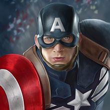 Marvel Capitán America Fan Art. Portrait Drawing, Realistic Drawing, Traditional illustration, and Digital Illustration project by Oscar Martinez - 01.18.2020