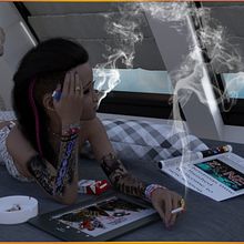 Smoke in the windows. Un progetto di 3D e Graphic design di asturvam - 18.01.2020