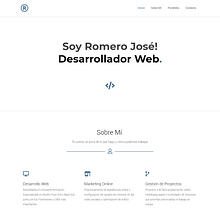 Romero José - Desarrollador Web. Projekt z dziedziny Tworzenie stron internetow i ch użytkownika Jose Romero - 18.01.2020