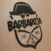 Barbaroja - Barber Shop, Proyecto del Curso Domestika. Logo Design project by Arturo Perez Solano - 01.19.2020