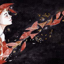 Una Cenicienta triste. Traditional illustration project by Marieta Alonso-Collada - 01.19.2020