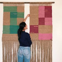 Cuadro Textil para casa en la playa. Un proyecto de Diseño y Tejido de TRAMARTE - 18.01.2020