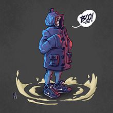 Millennial Skeletor. Comic, Character Design, Traditional illustration, and Digital Illustration project by Martin A. Rodriguez Molina - 01.16.2020
