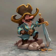 Pirata. Een project van Ontwerp van personages van Joel Santana - 20.09.2018