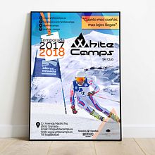 Carteles Whitecamps Ski club. Un progetto di Design digitale e Graphic design di Alicia Barba - 20.01.2020