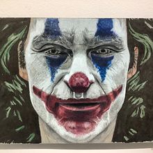 Joker. Fine Arts, Drawing, Artistic Drawing, Portrait Drawing, and Realistic Drawing project by memis - 01.20.2020