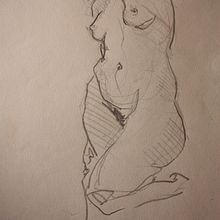 Dibujos del natural. Desenho projeto de Gil Gijón - 21.01.2009
