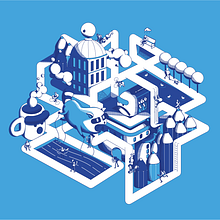 Micromundo - Rutina. Creativit, Design, Character Design, Traditional illustration, Vector Illustration, Stor, and telling project by Daniel Crespo Saavedra - 01.21.2020