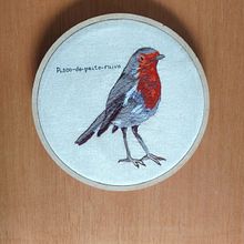 Meu projeto do curso: Pintar com linha: técnicas de ilustração têxtil. Un proyecto de Artesanía y Bordado de Carolina Carettin - 21.01.2020