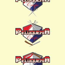 Logo Peluqueria WIP. Un proyecto de Diseño gráfico, Ilustración tradicional e Ilustración vectorial de Daniel Diaz Estrada - 21.01.2020