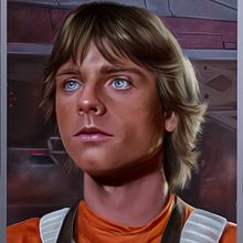 Luke Skywalker Yavin IV. Un proyecto de Dibujo de Retrato, Dibujo realista, Diseño de juegos, Ilustración digital e Ilustración infantil de Oscar Martinez - 22.01.2020