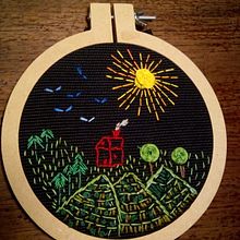 Mi Proyecto del curso: Técnicas básicas de bordado: puntadas, composiciones y gamas cromáticas. Embroider project by Lud - 04.03.2020