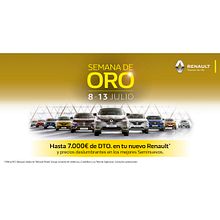 Vinilo promo Semana de ORO Renault para vehículos nuevos. Art Direction, and Design project by Daniel Cifani Conforti - 07.08.2019