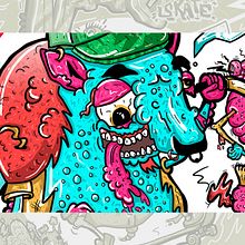 TATOU SKATE - Les comparto mi producto final del curso... lo disfrute bastante. Un projet de Illustration numérique et Illustration traditionnelle de Mateo Salamanca Gamboa - 22.01.2020