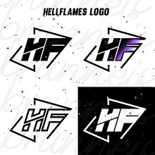 HellFlames Logo. Concept Art, Logo Design, and Vector Illustration project by Laura Brunneis - 01.23.2020