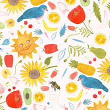 Mi Proyecto del curso: Diseño y composición de patterns textiles  Ein Projekt aus dem Bereich Musterdesign von Laura Juliana Carvajal Villamizar - 23.01.2020