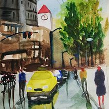 Mi Proyecto del curso: Paisajes urbanos en acuarela. Street Art, Artistic Drawing, and Watercolor Painting project by dsosab - 01.28.2020