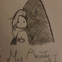 My Anxious project!! Hi guys, thanks to this amazing course I have developed my drawing confidence and opened a little project about my anxiety. You will find it on Instagram @MyAnxietyandI_ please give it a follow! :). Digital Illustration project by Claudia Cafeo - 01.23.2020