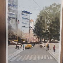 Mi Proyecto del curso: Paisajes urbanos en acuarela.  project by María Jesús Vaquero - 01.24.2020
