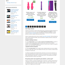 Tienda Erótica Online. Web Design project by Jose Luis Torres Arevalo - 01.24.2020